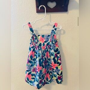 Gymboree Floral Kids Dress- Pink and Blue
